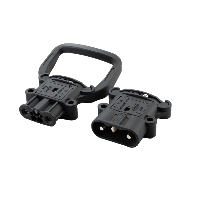 1 Pair 80A Forklift Charging Connector (Male+Female)